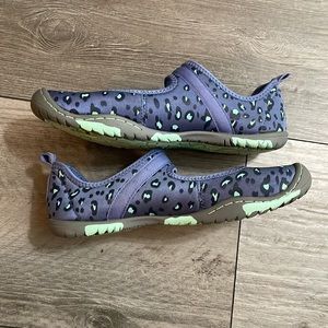Jambu, All Terrain Design, loafer/flat, animal print, blue‎ and teal